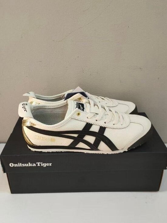 Onitsuka Tiger by Asics Other - Onitsuka Tiger by Asics Men's White, Black & Gold Mexico 66 Sneaker